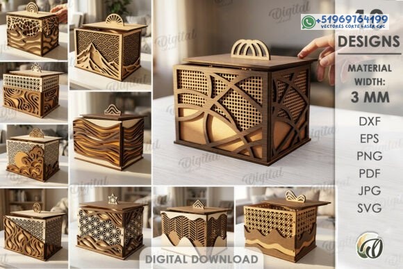 Cajas de Madera en MDF
