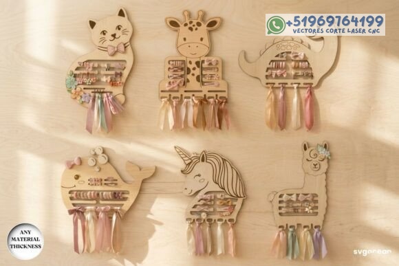 Porta Lazos y Colas para niñas