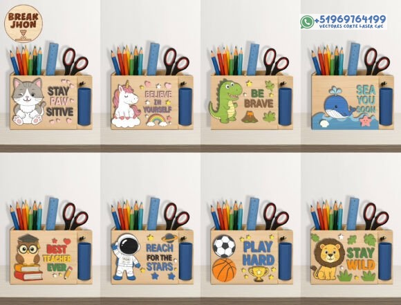 Porta Lápiz para Niños