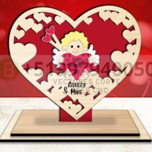 Pack de 3 Corazones Personalizables para San Valentín