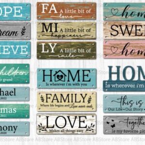 🏡 Pack de Letreros Decorativos para el Hogar - Archivos para Corte Láser 🎨✨