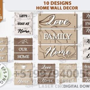Lote de decoración de pared para el hogar