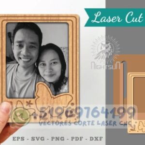 🦋 Marco de Fotos con Mariposa para Corte Láser – Diseño Decorativo en Capas | Digital Download