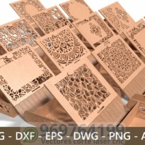 🏆 Paquete Exclusivo de Cajas de Madera Tallada - 14 Diseños Únicos para Corte Láser ✨