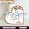 💖 Corazón Personalizado de Manos para Mamá – Archivo para Corte Láser 💖