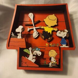 Arte 3D de Snoopy para corte láser – Diseño nostálgico y encantador