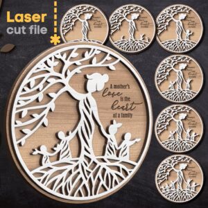 Paquete de Árbol de Madre en Capas – Un homenaje al amor eterno