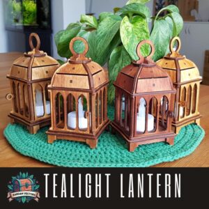 Vector de Farol de Vela de Té para Corte Láser