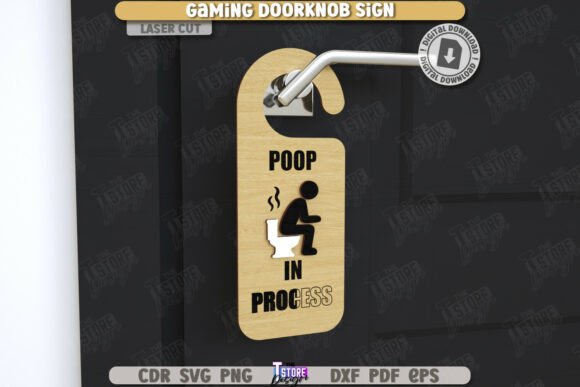 Perchas Gamer para Puerta – Pack de 10 Diseños para Corte Láser - Imagen 6