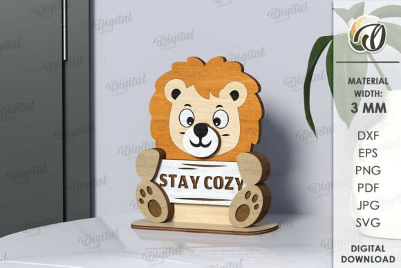 Paquete de Decoraciones para Stands de Animales con Corte Láser - Imagen 6