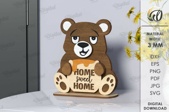 Paquete de Decoraciones para Stands de Animales con Corte Láser - Imagen 7