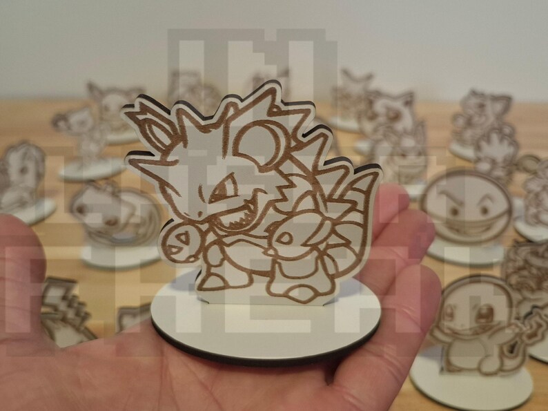 Pack de 151 Figuras Pokémon para Corte Láser - Imagen 4