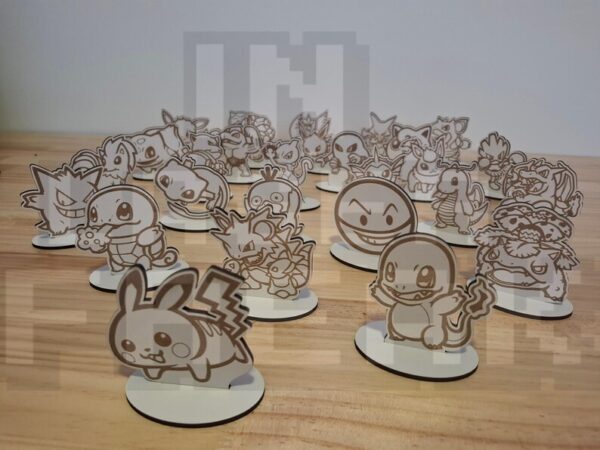 Pack de 151 Figuras Pokémon para Corte Láser – Tu bunker de Vectores y más