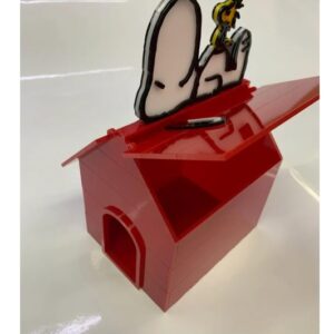 Vector casa de Snoopy caja para Corte Láser