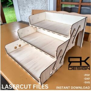Estante Plegable DIY para Corte Láser