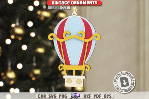Lote de Adornos Navideños Vintage – Pack de 10 Diseños para Corte Láser - Imagen 6
