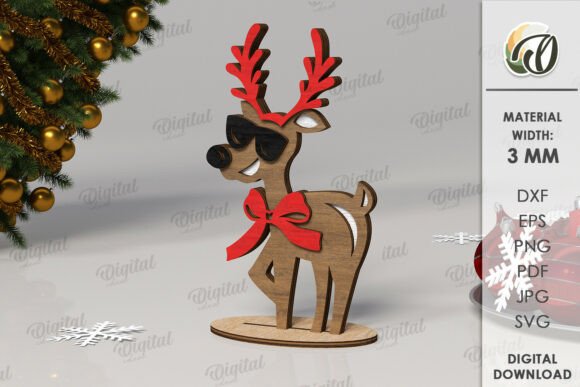 Paquete de Figuras Navideñas Divertidas – 10 Diseños para Corte Láser - Imagen 10