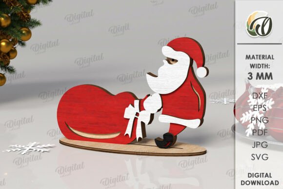 Paquete de Figuras Navideñas Divertidas – 10 Diseños para Corte Láser - Imagen 2