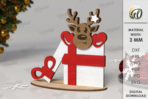 Paquete de Figuras Navideñas Divertidas – 10 Diseños para Corte Láser - Imagen 4