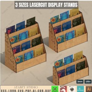 Expositor de 3 Niveles para Venta Minorista – Display Stand en Madera