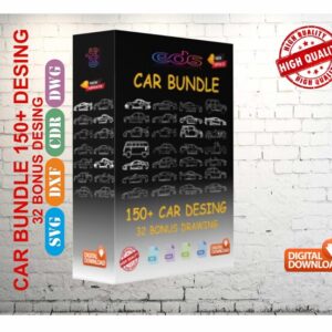 Mega Bundle de Siluetas de Autos para Corte Láser