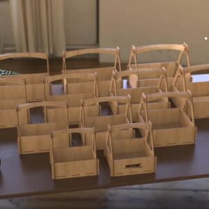 Plantilla de cestas modulares para corte láser