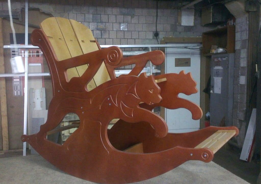 Colección de sillas y sillones mecedores para CNC – Diseños funcionales en madera - Imagen 9