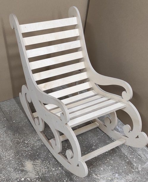 Colección de sillas y sillones mecedores para CNC – Diseños funcionales en madera - Imagen 5