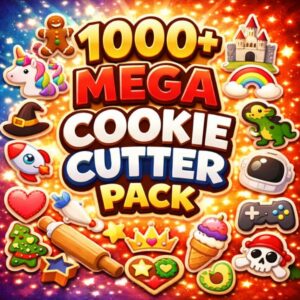 Pack de 1000+ Cortadores de Galletas para Impresión 3D – Mega Colección STL