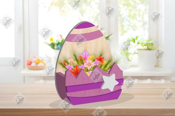 Pack de Cajas y Decoraciones de Pascua con Animales Tiernos – Corte Láser - Imagen 4