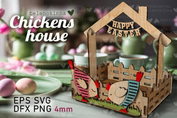 Big Easter Set – Colección de Decoraciones de Conejos de Pascua para Corte Láser - Imagen 6