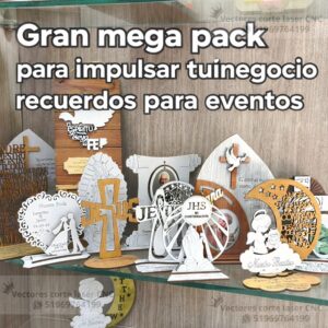 Gran mega pack para impulsar tu negocio de recuerdos para eventos