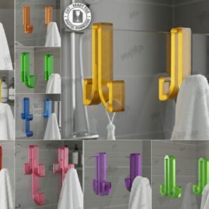 Pack de Ganchos Colgadores para Puerta – 10 Diseños Funcionales para Corte Láser