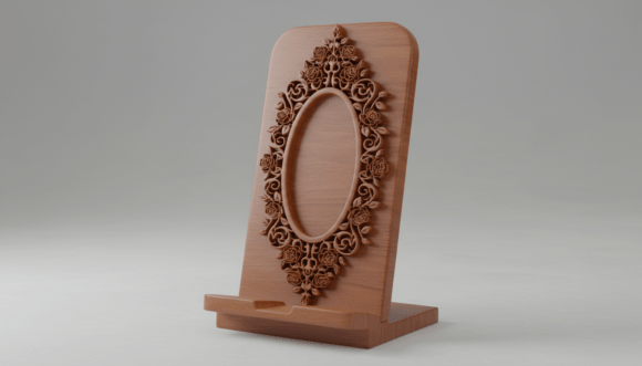 Pack de Soportes Florales para Teléfonos – Diseños Elegantes para Corte Láser - Imagen 3