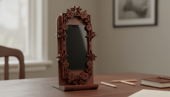 Pack de Soportes Florales para Teléfonos – Diseños Elegantes para Corte Láser - Imagen 7