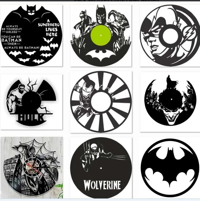 Mega Pack de Relojes Decorativos para Corte Láser 2 gigas!! – Colección Completa de Diseños - Imagen 3