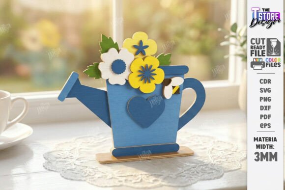 Pack de Decoración de Flores de Primavera en Capas – 10 Diseños para Corte Láser - Imagen 3