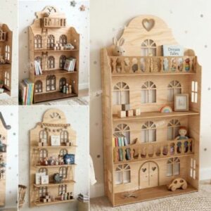 Dollhouse Shelf Collection – Estantes Decorativos de Casa de Muñecas para Corte Láser (MDF 3 mm)