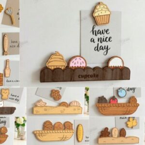 Pack de Imanes Decorativos para Nevera con Estilo Cocina – Corte Láser