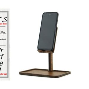 Soporte Parante para Celular – Diseño Elegante para Corte Láser