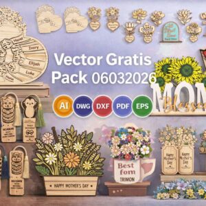 Pack de vectores gratis del día 06 de Marzo 2026