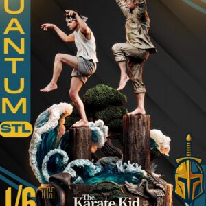 Diorama Artes Marciales Karate Kid – Modelo STL para Impresión 3D (Escala 1/6)