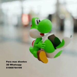 Yoshi popcorn bucket palomero no ams Mario Galaxy movie – Modelo STL para Impresión 3D