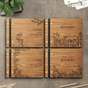 Álbum y Planificador de Bodas Personalizado para Corte Láser