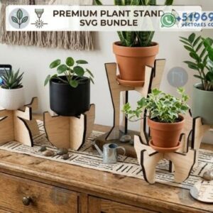 Soportes premium para plantas en corte láser