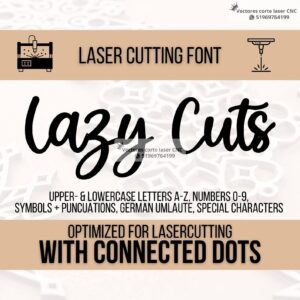 Fuente Lazy Cuts para Corte Láser