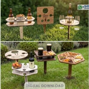Mesas Portátiles para Exterior en MDF 6 mm