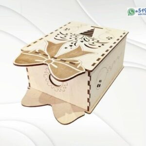Caja de Regalo Deslizante con Lazo Floral