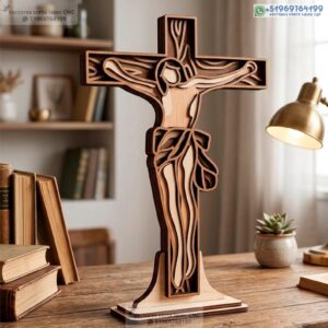 Cruz de Jesús Multicapa de 6 Capas