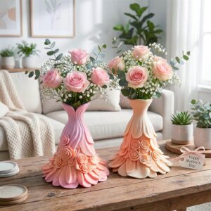 Jarrones Florales Elegantes para Impresión 3D Archivos STL Decorativos